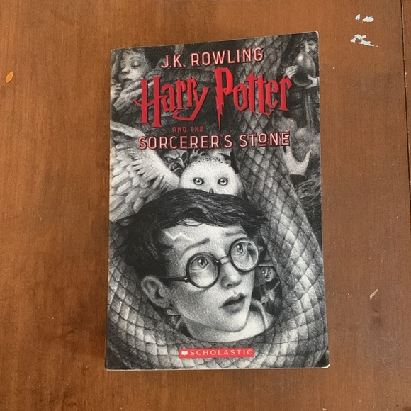 J.K. Harry Potter and The Sorcerer’s Stone Paperback Chapter Book - Picture 3 of 4